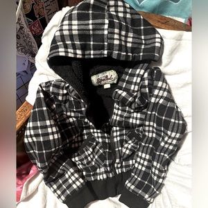 Live to Be Spoiled Zip Up Hoodie. Fleece lined. Warm.